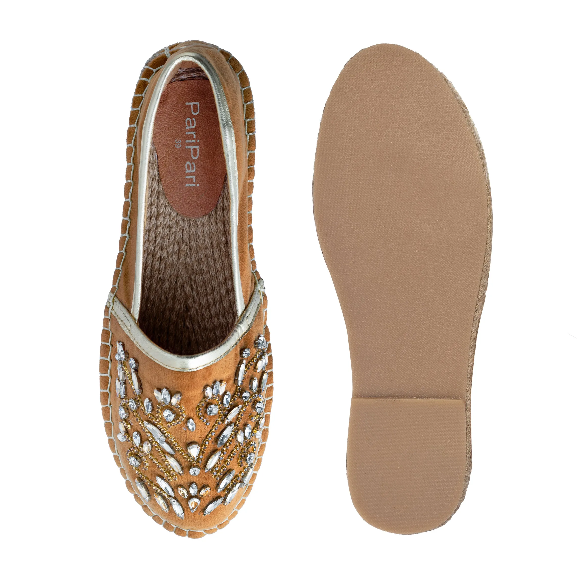 Diva Gold Espadrilles