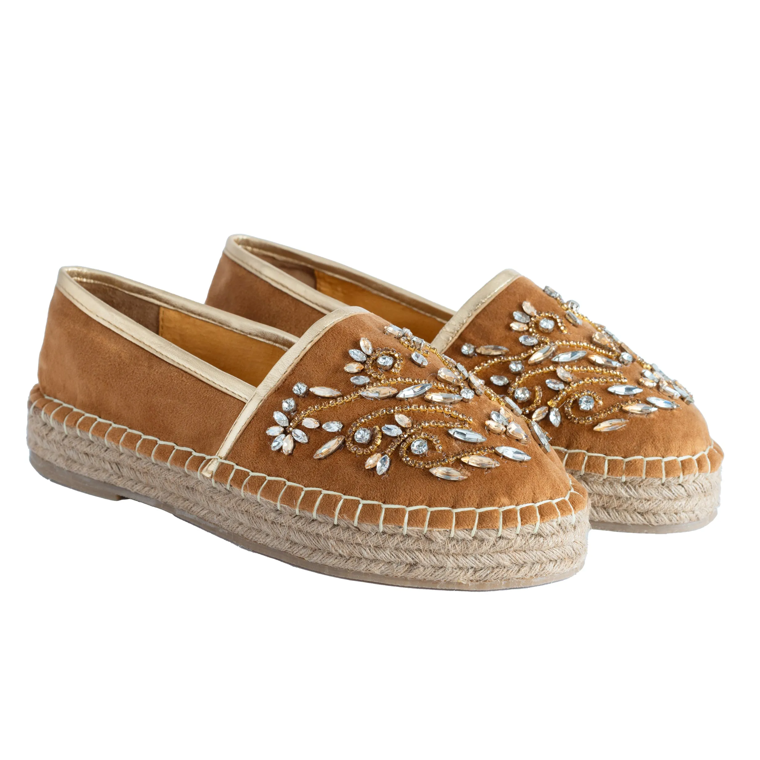 Diva Gold Espadrilles
