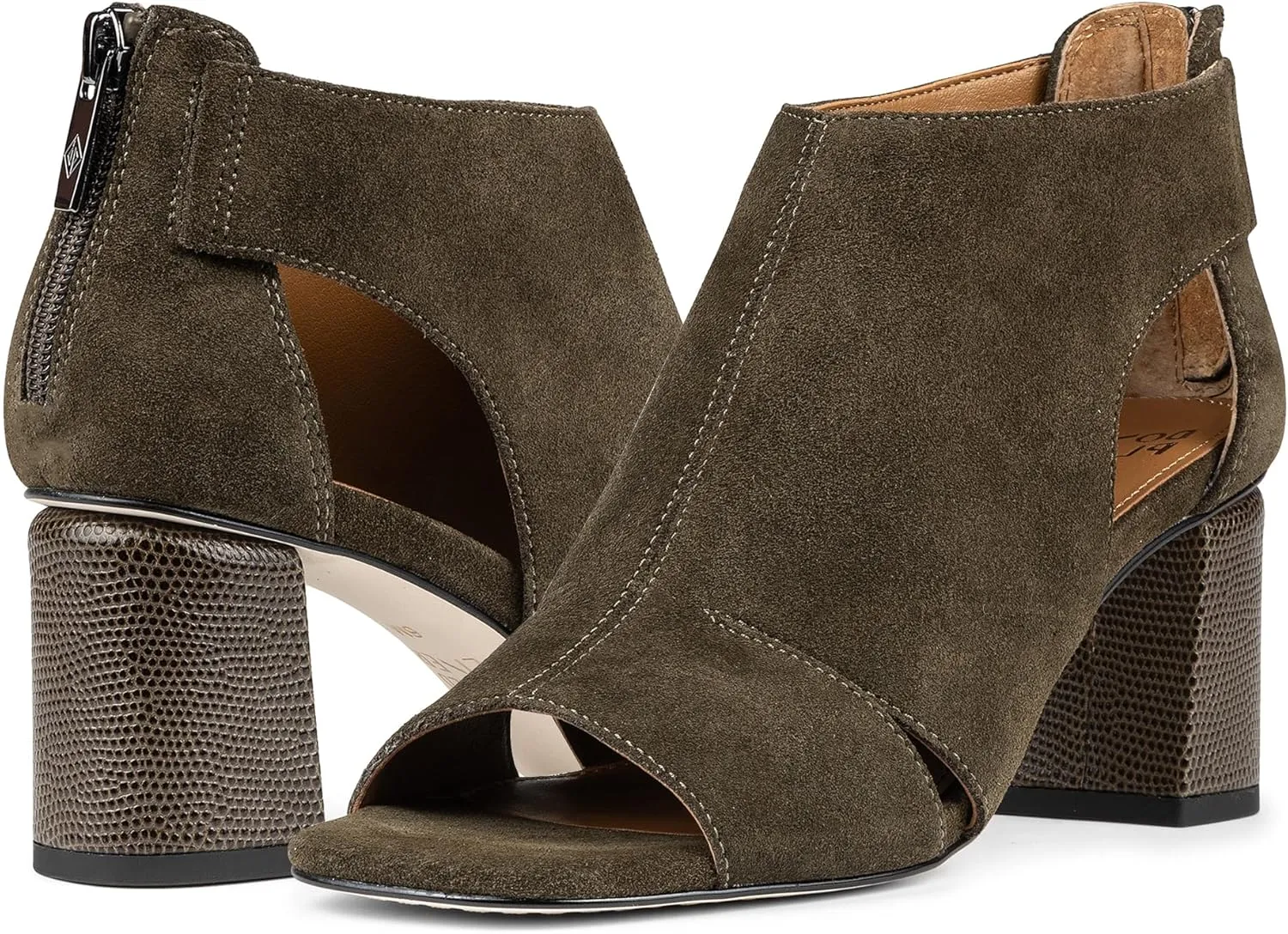 Donald Pliner Women's PERRA Heeled Sandal - Comfortable & Stylish Peep Toe Sandal, Ideal for Work, Parties & Casual Wear
