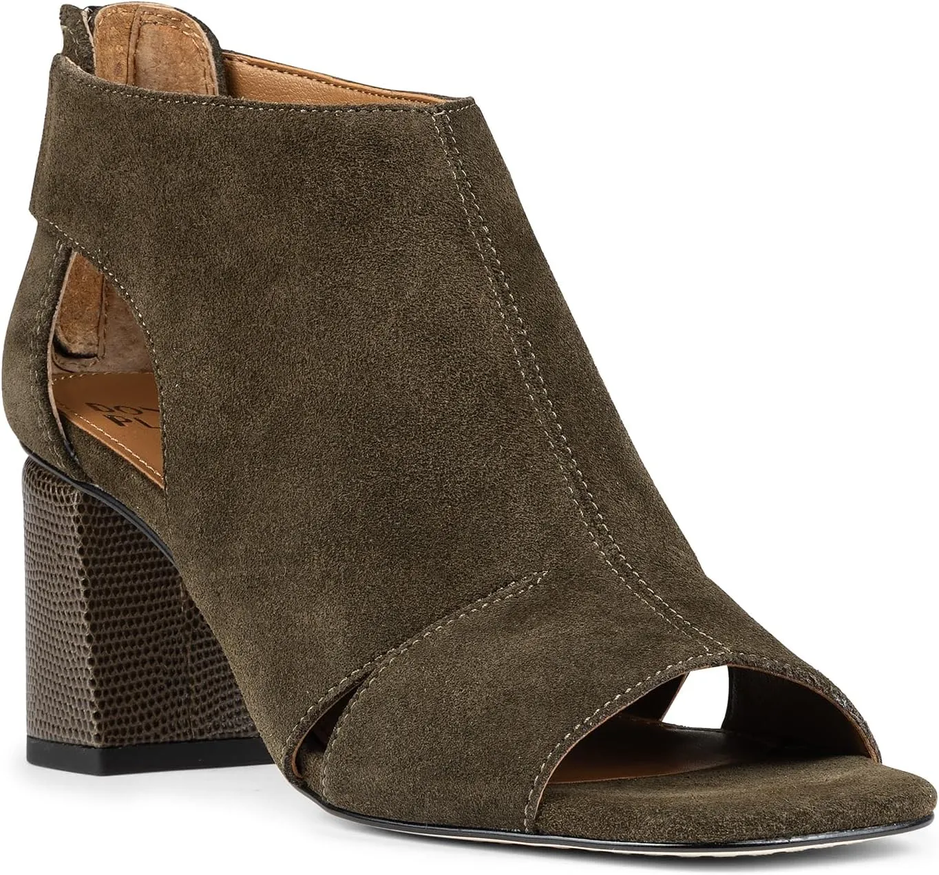 Donald Pliner Women's PERRA Heeled Sandal - Comfortable & Stylish Peep Toe Sandal, Ideal for Work, Parties & Casual Wear