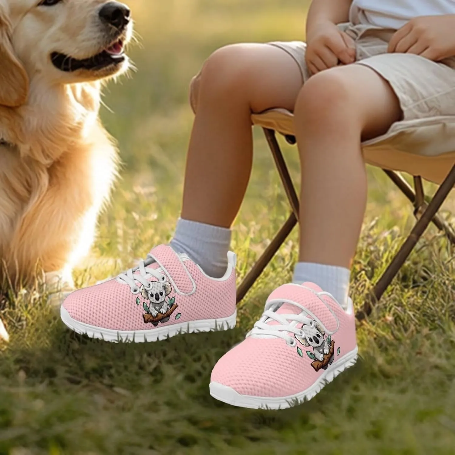 Doojoayie Athletic Shoes for Kids Girls for Active Kids Play Running Jogging Shoes
