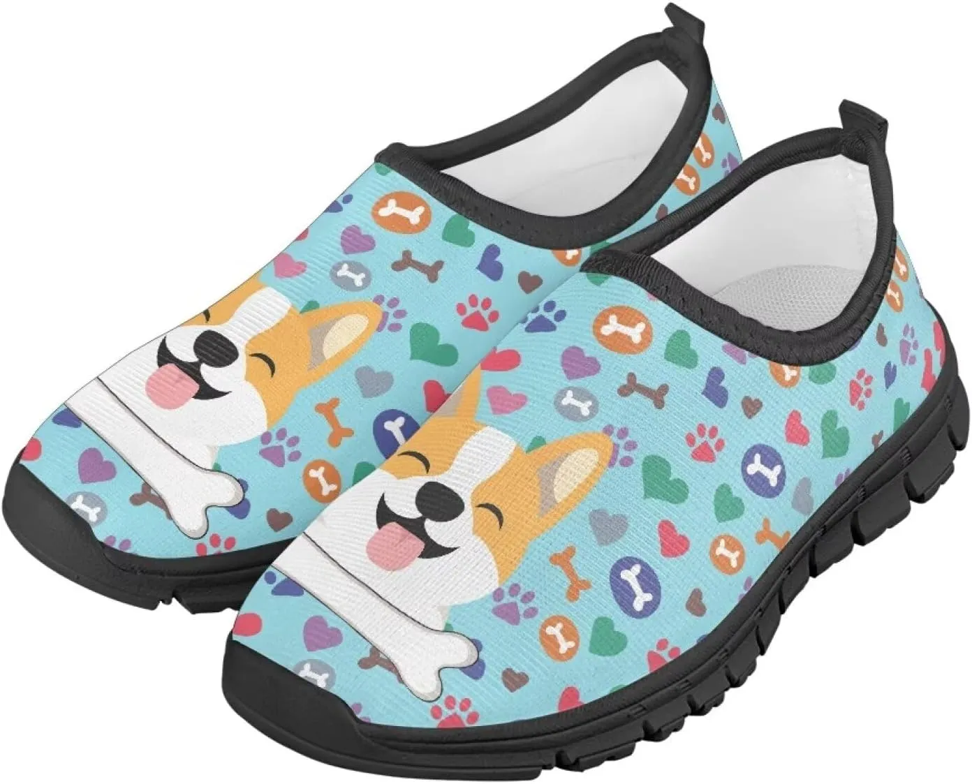 Doojoayie Boys Tennis Shoes Slip On for Active Student School Running Sneakers
