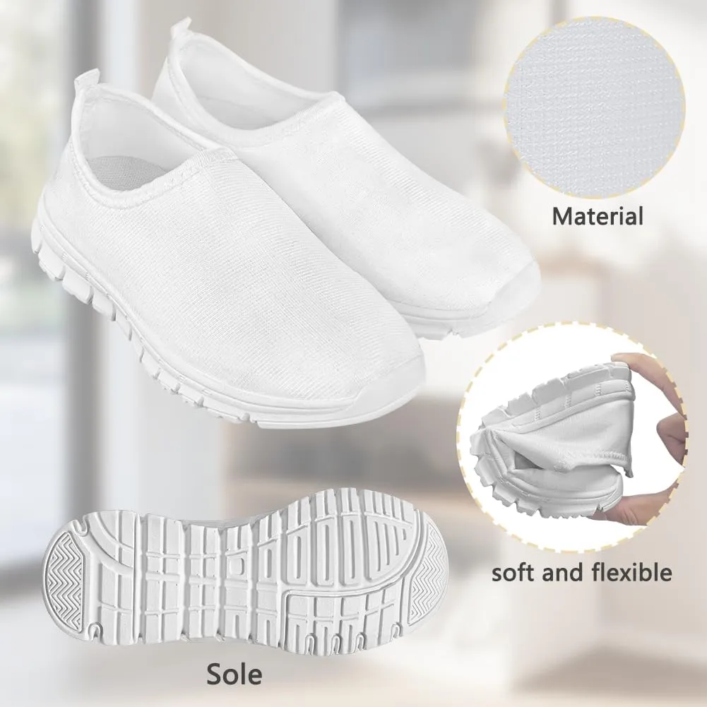 Doojoayie Little Girls Slip-On Walking Shoes for Kids Active Running Play