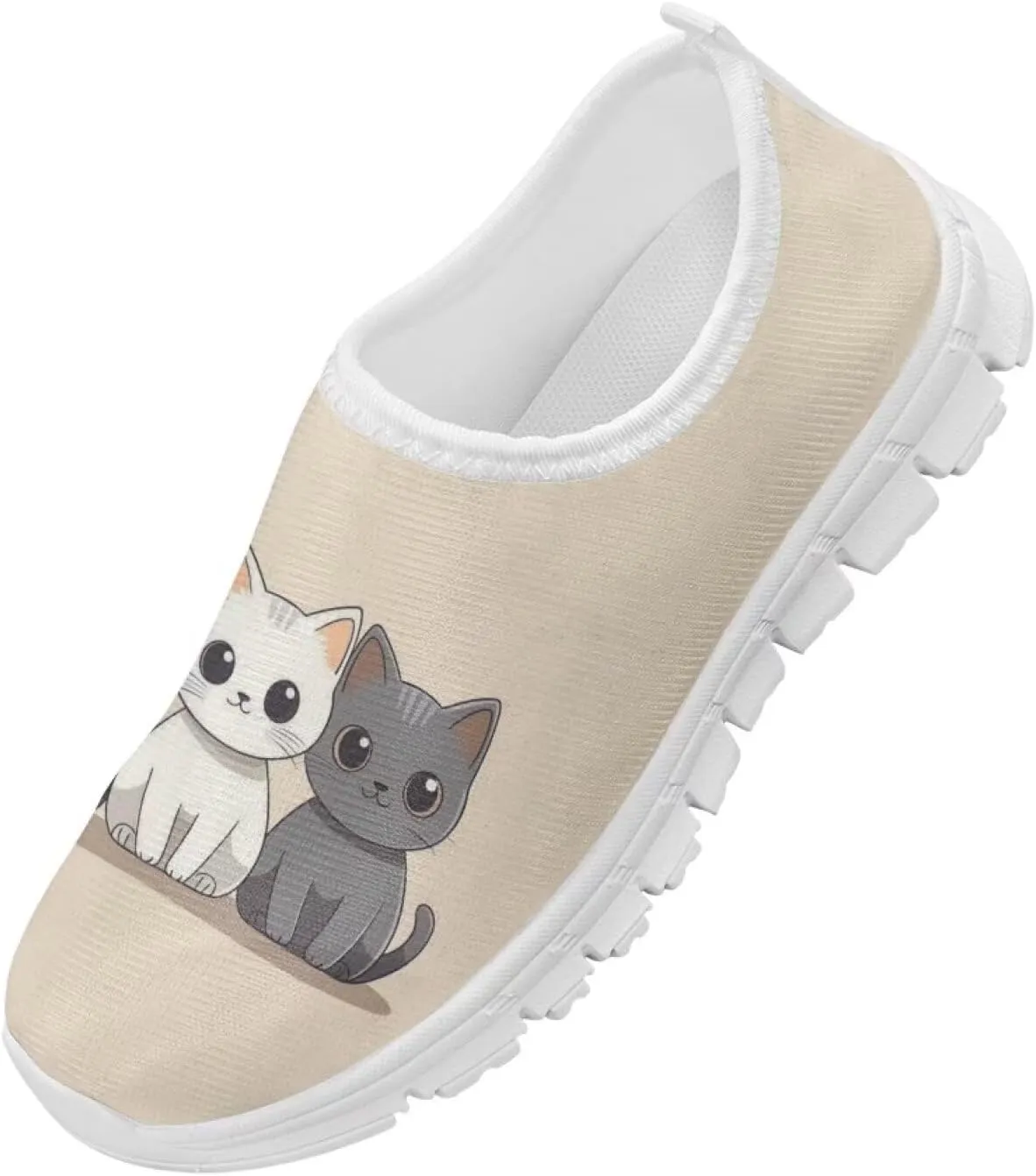 Doojoayie Little Girls Slip-On Walking Shoes for Kids Active Running Play