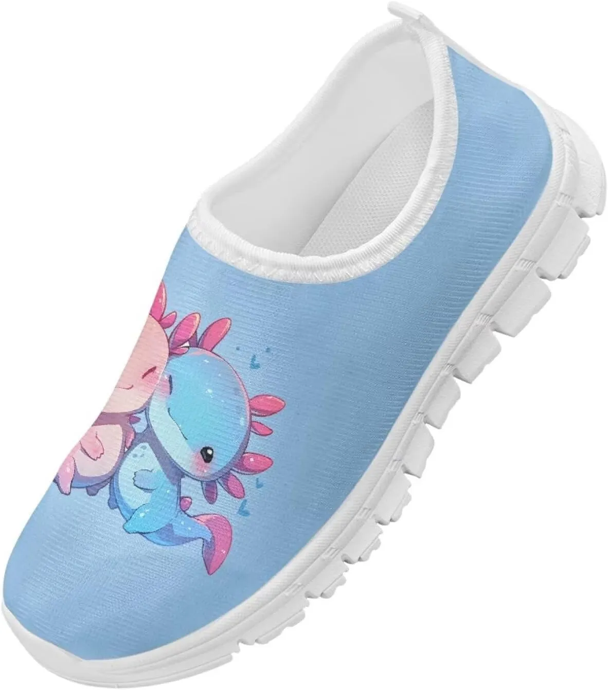 Doojoayie Little Girls Slip-On Walking Shoes for Kids Active Running Play