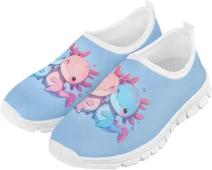Doojoayie Little Girls Slip-On Walking Shoes for Kids Active Running Play