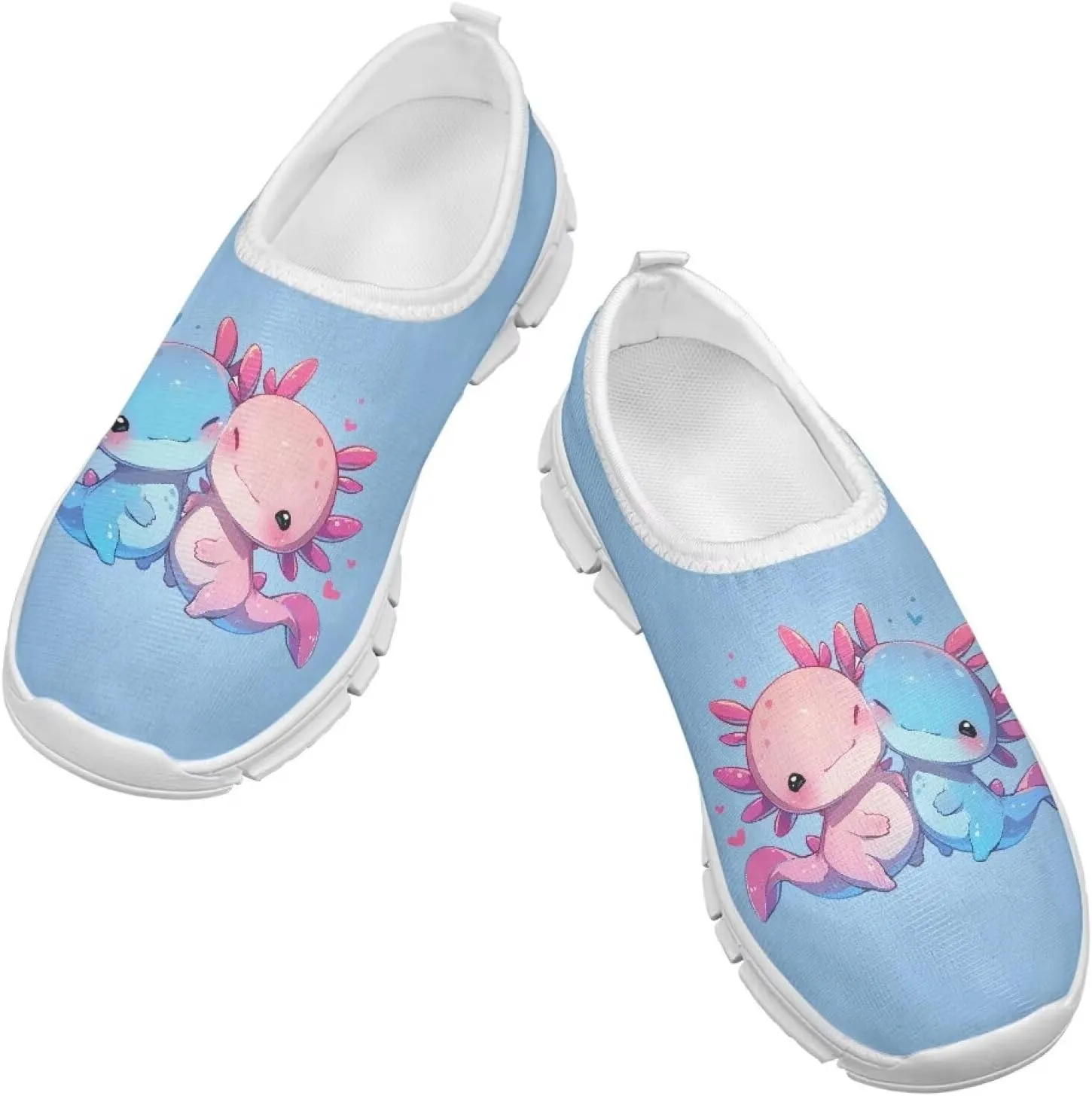 Doojoayie Little Girls Slip-On Walking Shoes for Kids Active Running Play