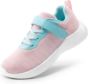 DREAM PAIRS Boys Girls Shoes Kids Tennis EZ-Ons FunRun Breathable Running Athletic Sport Sneakers