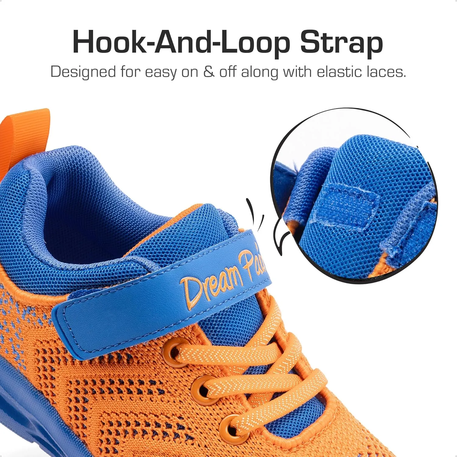 DREAM PAIRS Boys Girls Shoes Kids Tennis Footwear EZ-Ons GoGetters Running Athletic School Sneakers for Little/Big Kid
