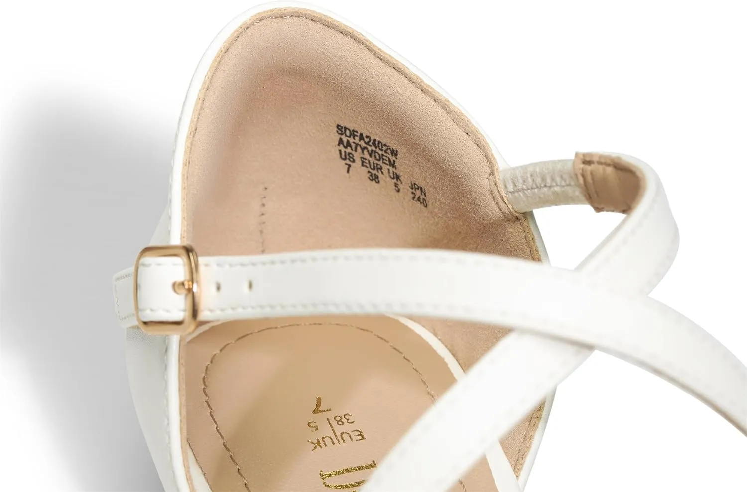 DREAM PAIRS Pointed Toe Low Wedge Heeled Ankle Strap Flats Shoes for Women Dressy Comfortable, Casual Slip-on Dress Shoes for Business Office and Work
