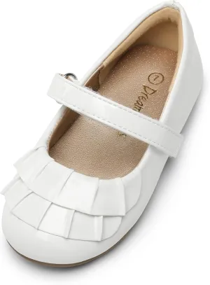 DREAM PAIRS Toddler Little Girls Mary Jane Ballet Flats Flower Girl Dress Shoes for Wedding Party School