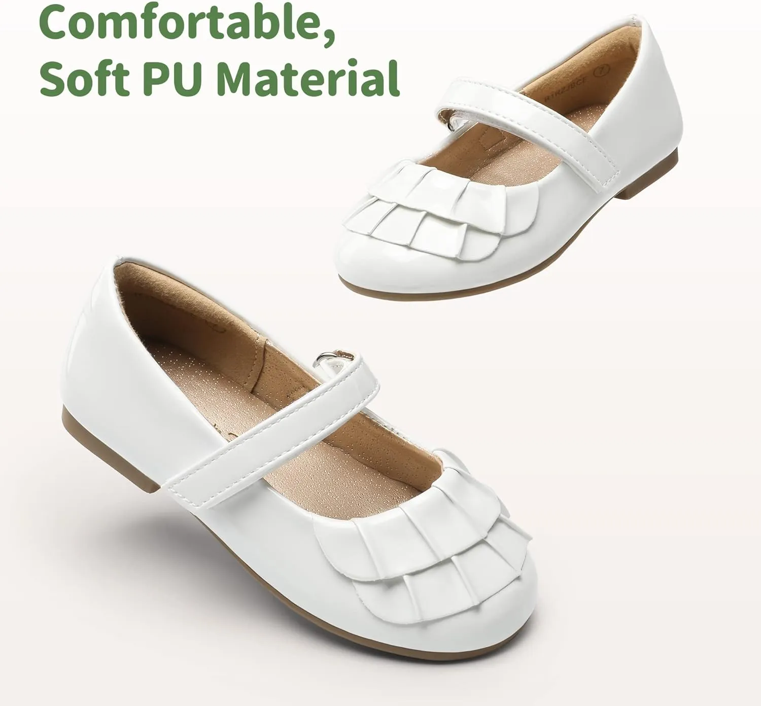 DREAM PAIRS Toddler Little Girls Mary Jane Ballet Flats Flower Girl Dress Shoes for Wedding Party School