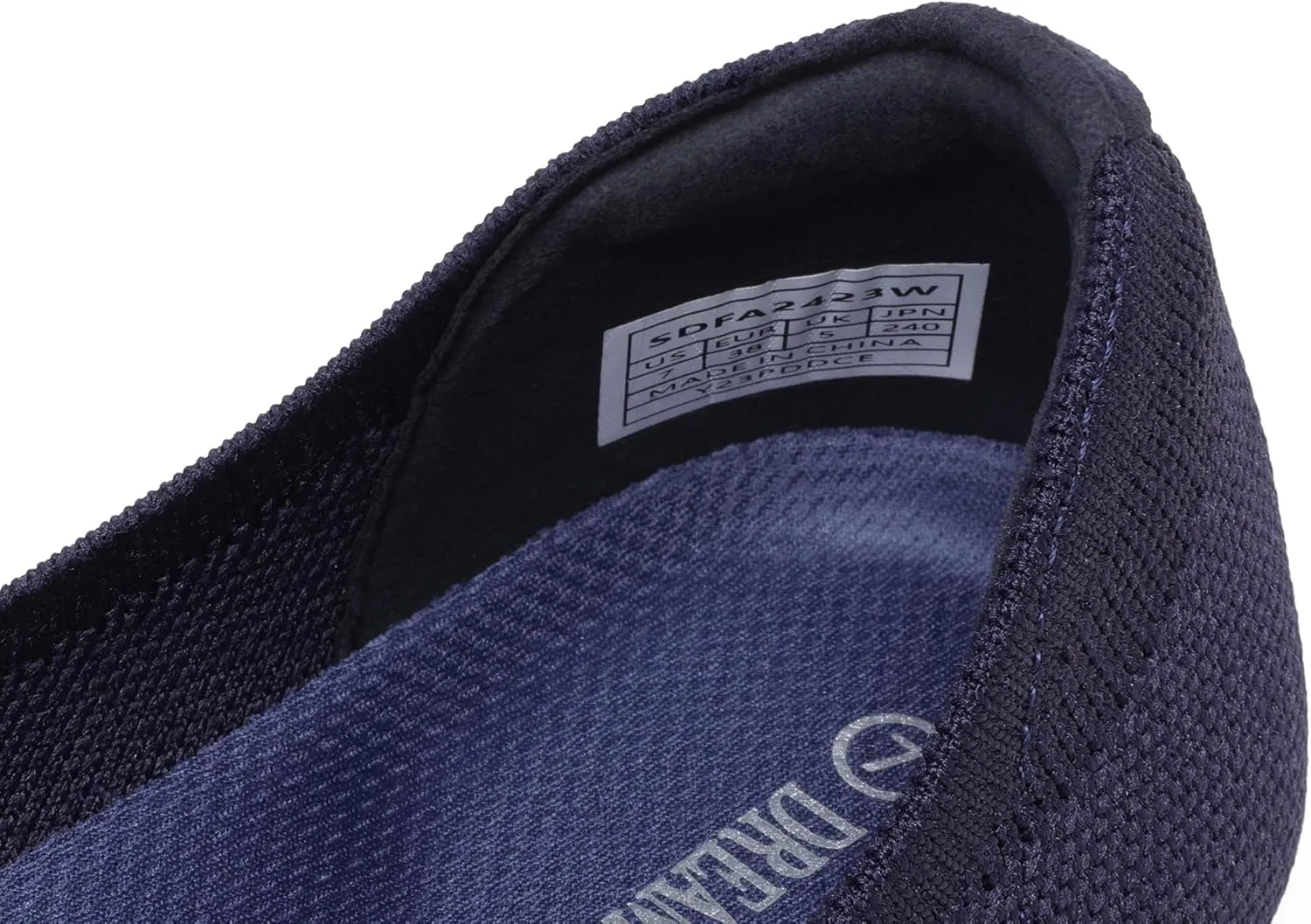 DREAM PAIRS Wide Ballet Flats Shoes for Women, Width Foldable Knit Women's Flats with Arch Support, Comfortable Shoes for Women Dressy Casual Work Office