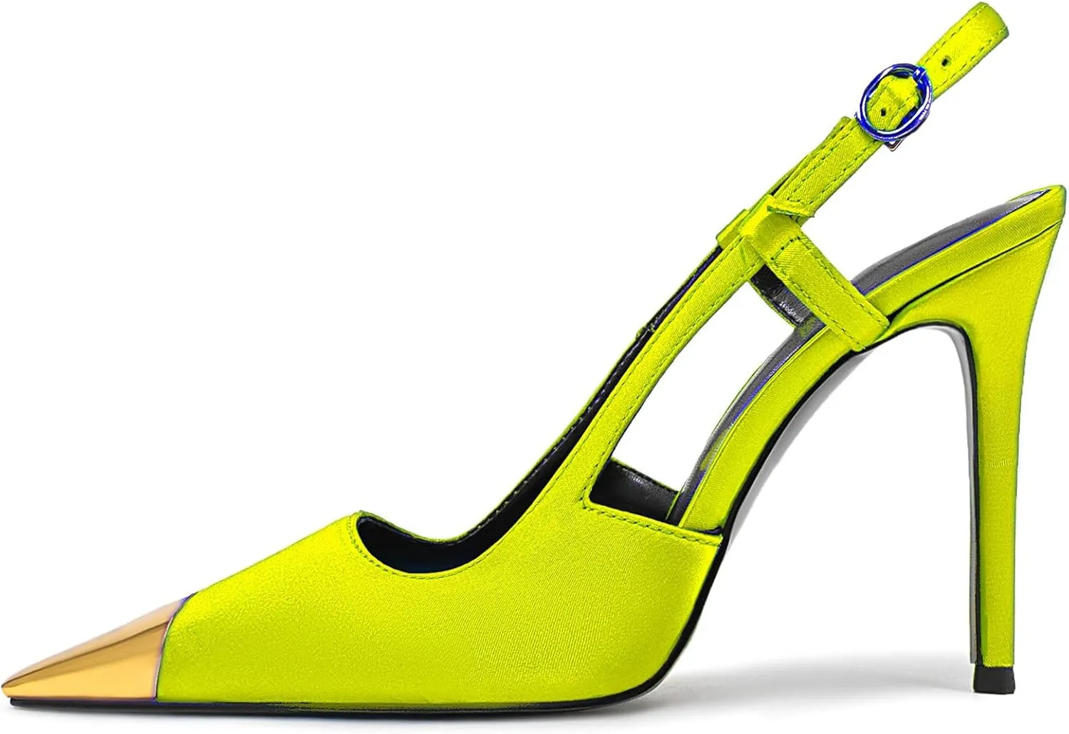 Elegant Snip Toe Satin Stiletto Heel Sandals for Women