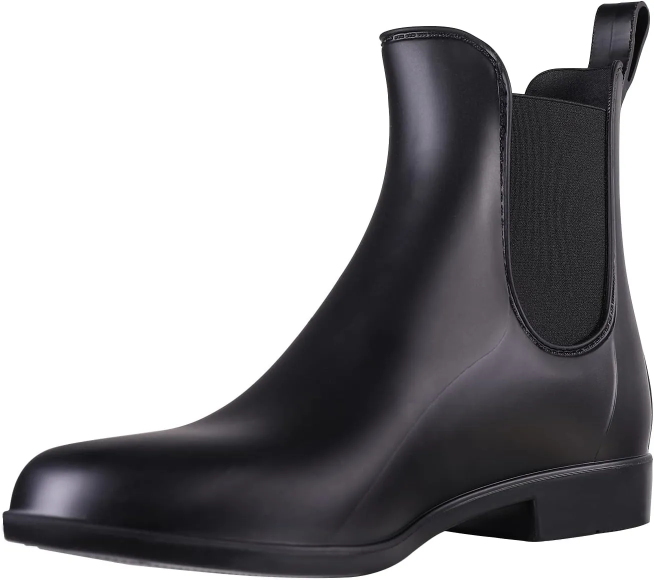 Evshine Women's Short Ankle Rain Boots Lightweight Chelsea Rain Boots Rubber Waterproof Booties