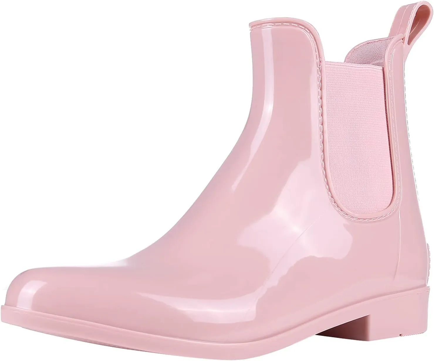 Evshine Women's Short Ankle Rain Boots Lightweight Chelsea Rain Boots Rubber Waterproof Booties