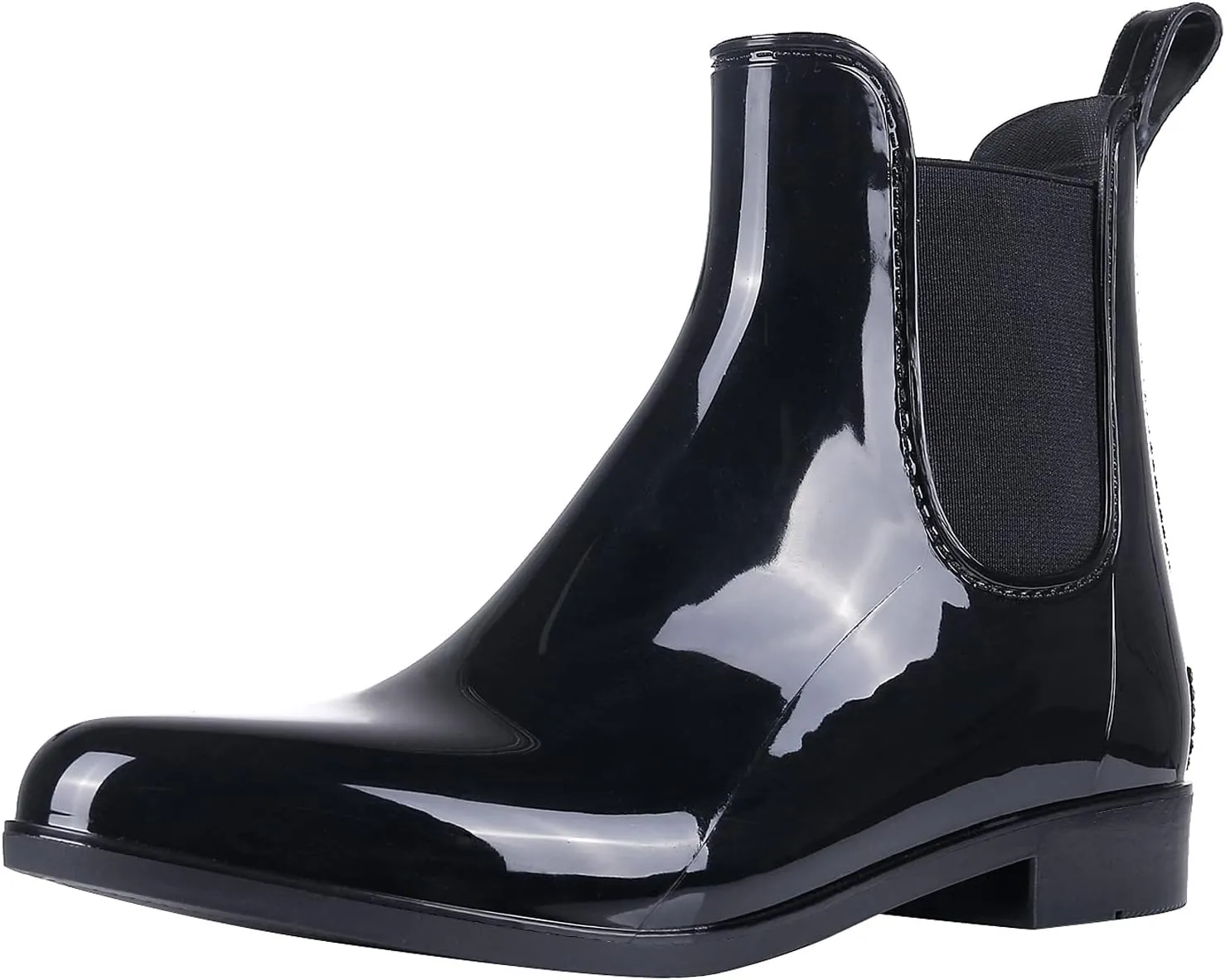 Evshine Women's Short Ankle Rain Boots Lightweight Chelsea Rain Boots Rubber Waterproof Booties