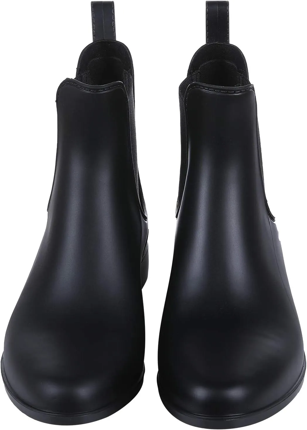 Evshine Women's Short Ankle Rain Boots Lightweight Chelsea Rain Boots Rubber Waterproof Booties