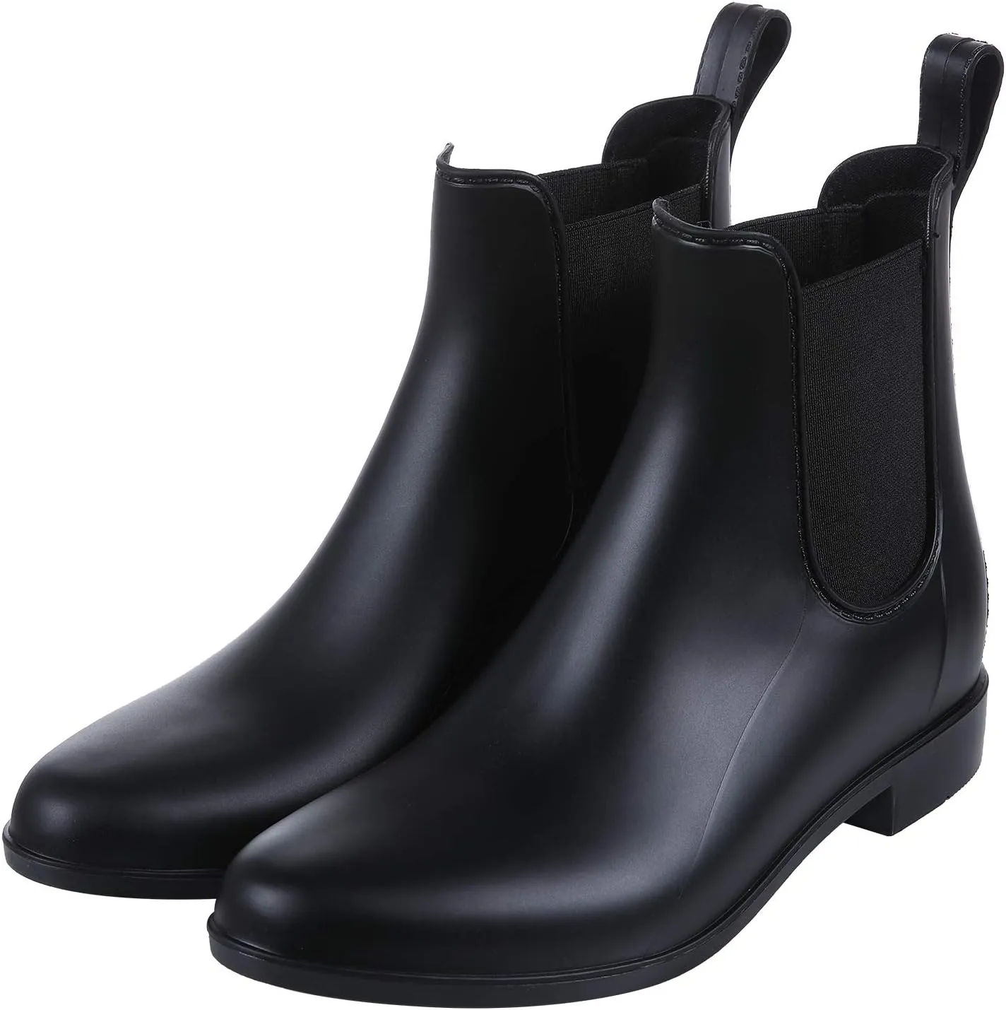 Evshine Women's Short Ankle Rain Boots Lightweight Chelsea Rain Boots Rubber Waterproof Booties