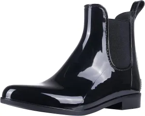 Evshine Women's Short Ankle Rain Boots Lightweight Chelsea Rain Boots Rubber Waterproof Booties