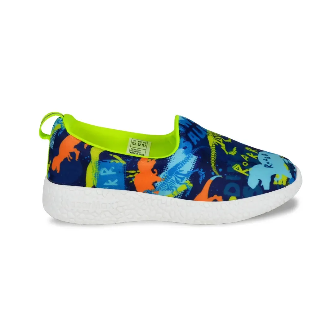 Explorer - Neon Dino Loafers