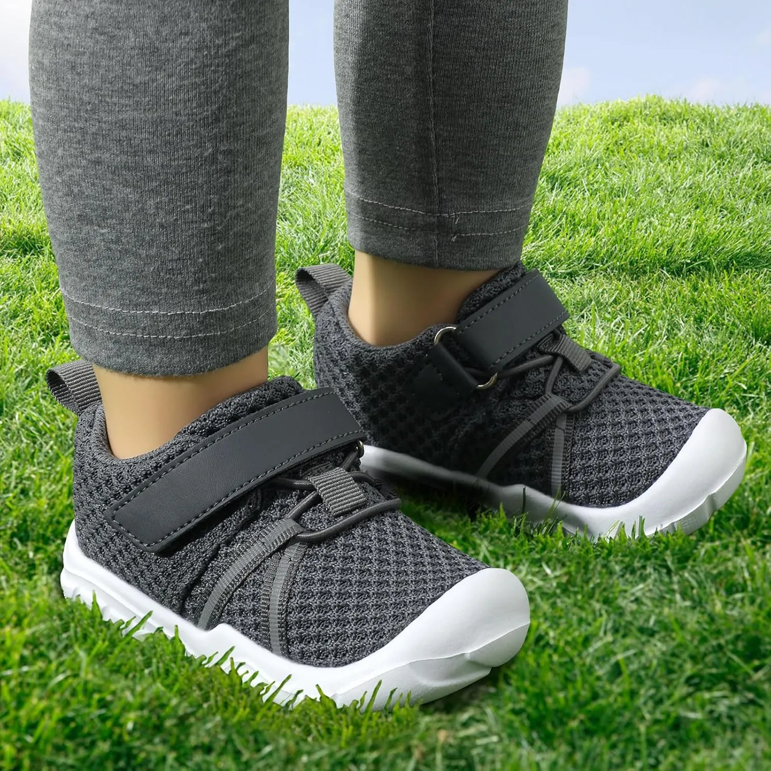 FEETCITY Toddler Sneakers Wide Toddler Shoes Boys Girls Tennis Shoes Sports Running Walking Sneakers