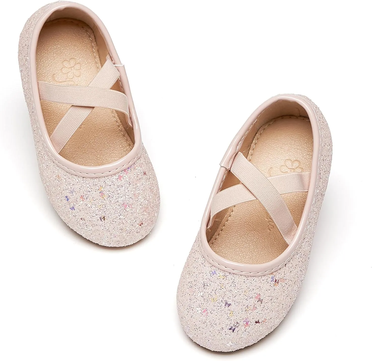 Flaryzone Toddler/Little Girls' Ballerina Flat Mary Jane Princess Dress Shoes - Wedding School Party