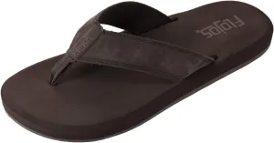 Flojos Cole Genuine Leather Perforated Strap Mens Sandal