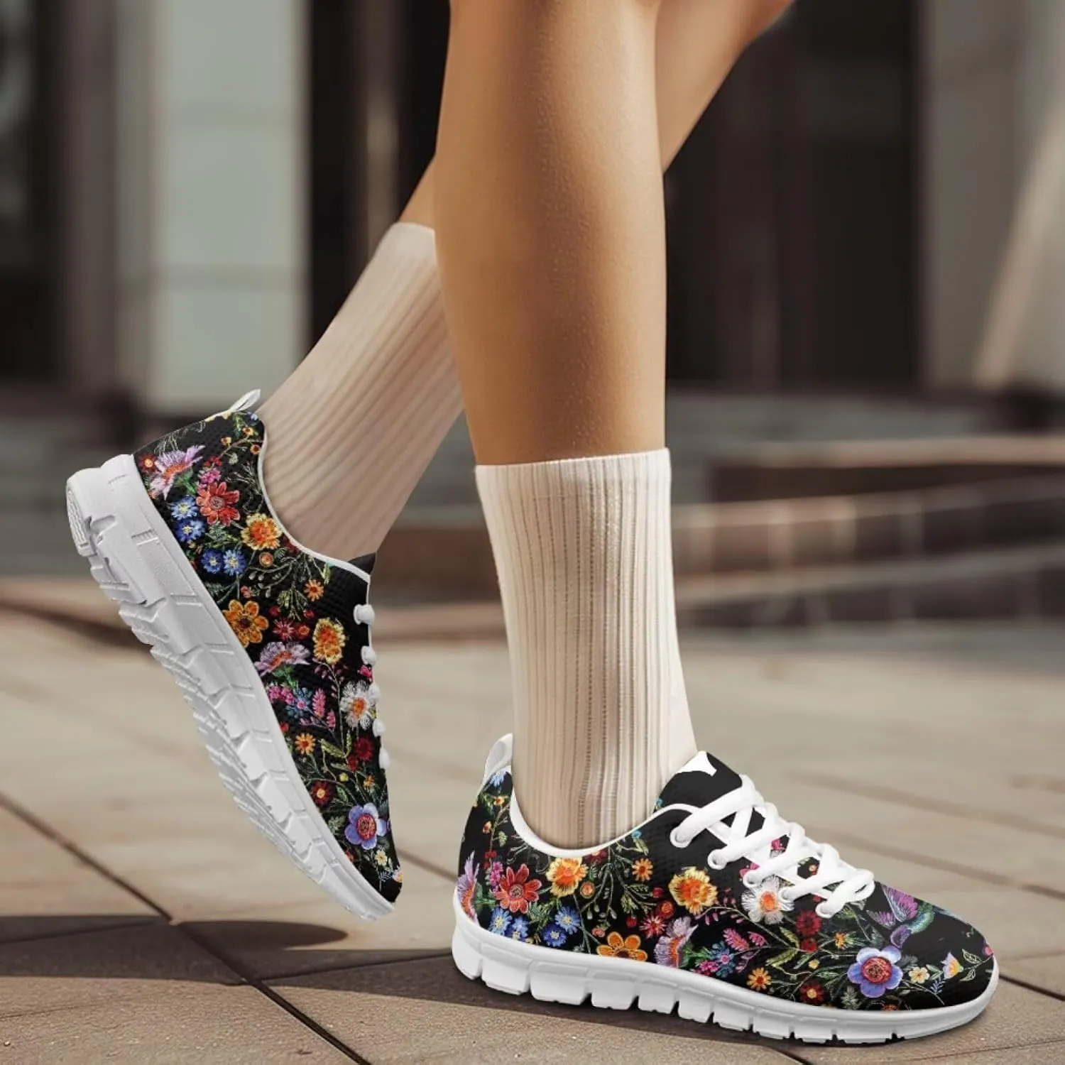 Forchrinse Mexico Splash Ink Sneakers Unisex National Walking Tennis Shoes for Women Men Festival Sneakers Lightweight