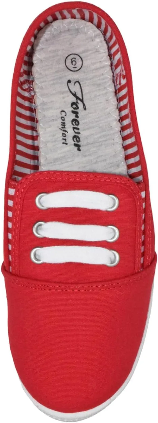 Forever Flat Women's Shoes Linen Canvas Slip-On Sneakers Lace Up Loafers Comfortable Fashion Sneakers Always-02