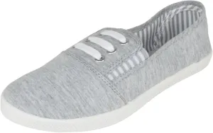 Forever Flat Women's Shoes Linen Canvas Slip-On Sneakers Lace Up Loafers Comfortable Fashion Sneakers Always-02