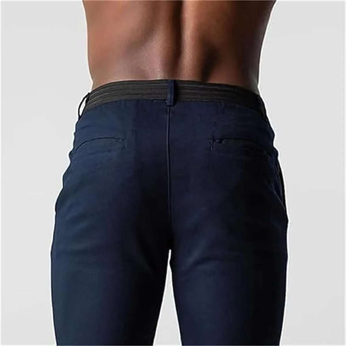 Foueo Active Chinos, Active Chinos Pants, Mens Chinos Slim Fit Stretch Skinny Tapered Dress Pants Casual Solid Trousers