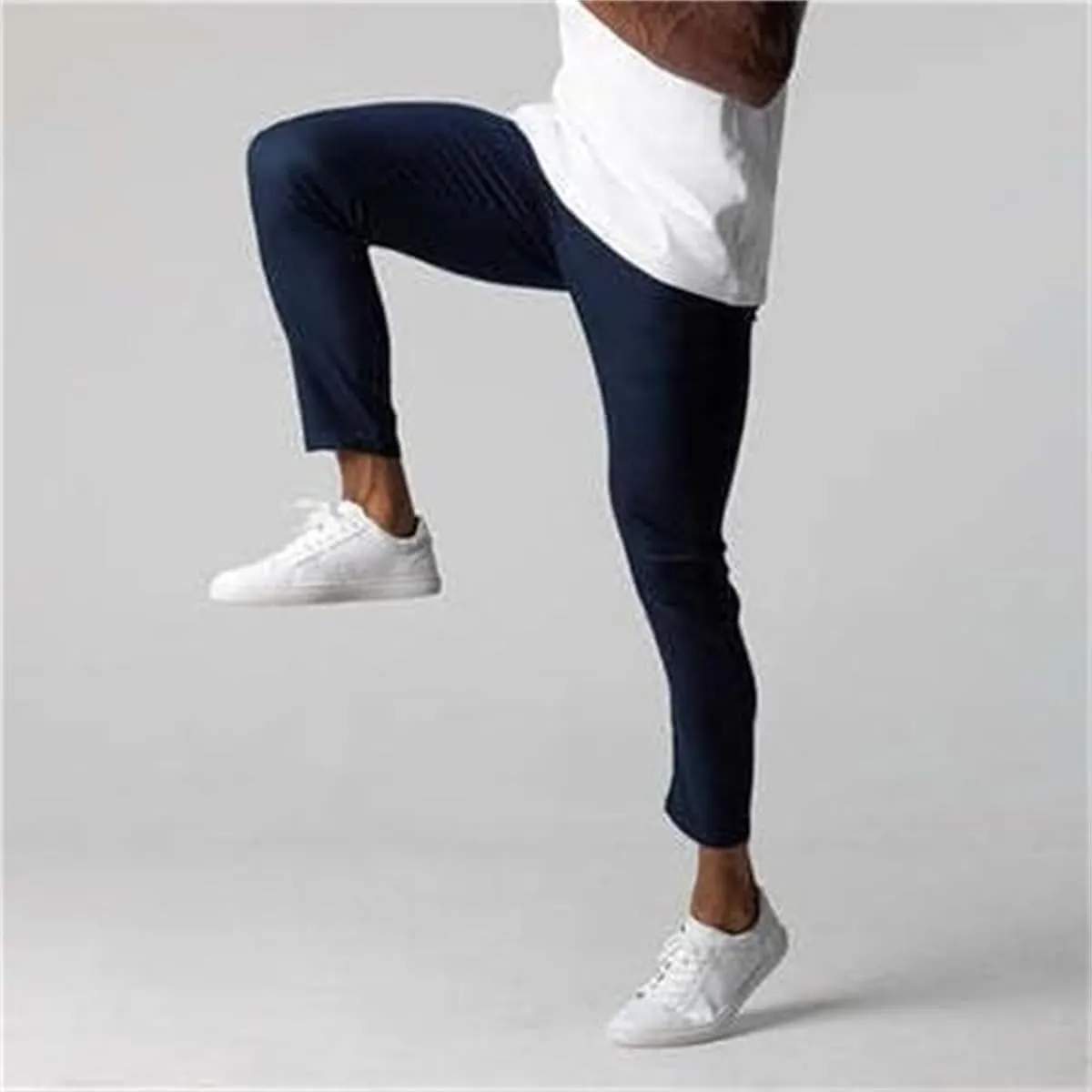 Foueo Active Chinos, Active Chinos Pants, Mens Chinos Slim Fit Stretch Skinny Tapered Dress Pants Casual Solid Trousers