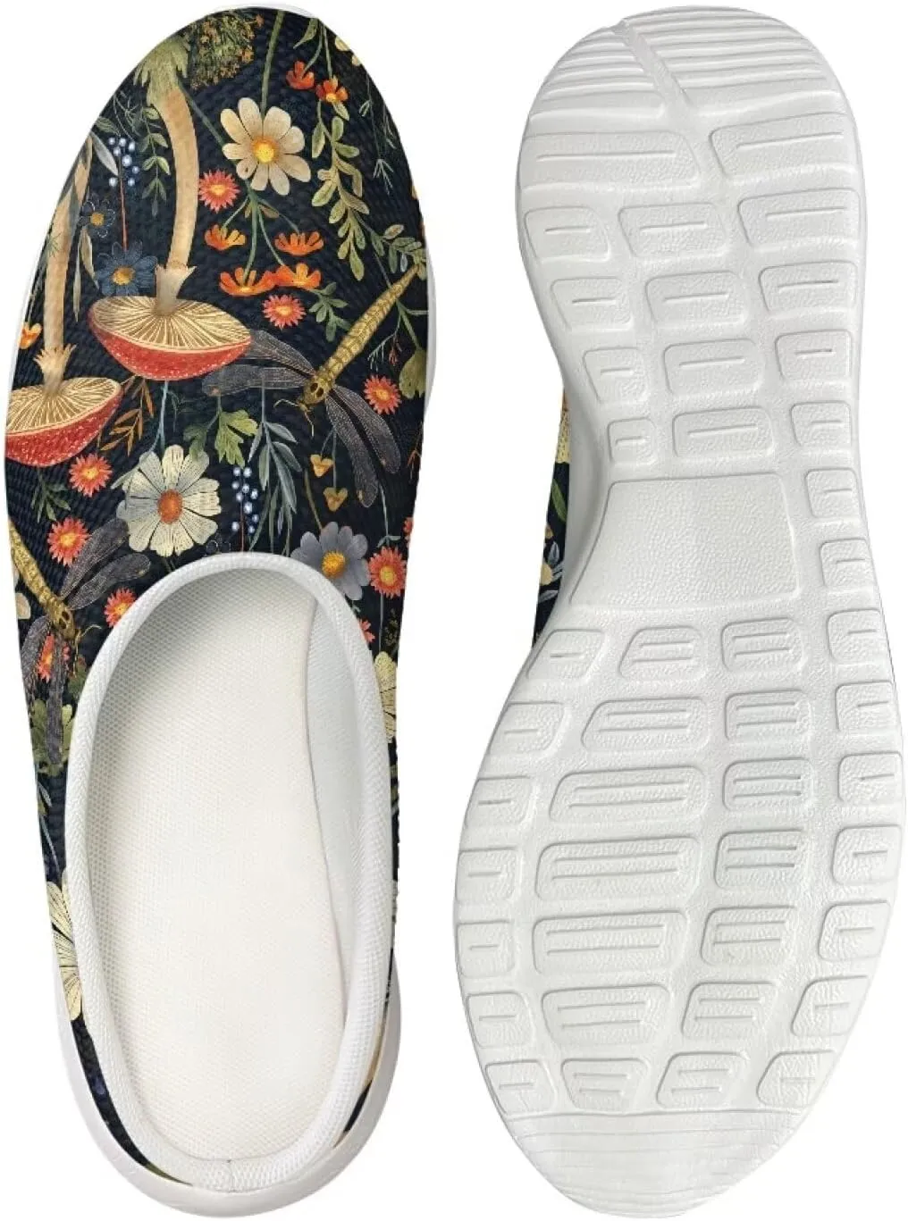 Garden Shoes Slip On for Womens Cute Garden Clogs Outdoor Garden Sandals Mesh Garden Loafers