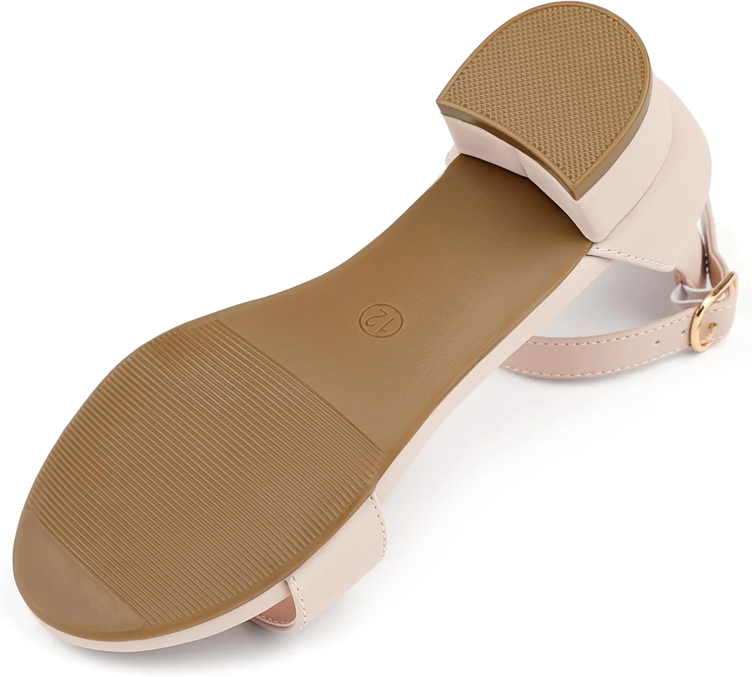Girl's Low Heel Sandals Ankle Strap Dress Shoes Open Toes Summer Wear for Kids