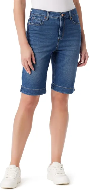 Gloria Vanderbilt Women's Amanda Bermuda High Rise Short Standard