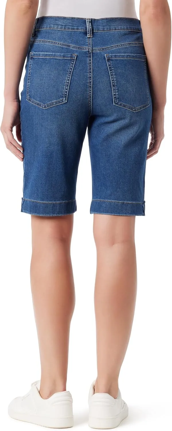 Gloria Vanderbilt Women's Amanda Bermuda High Rise Short Standard