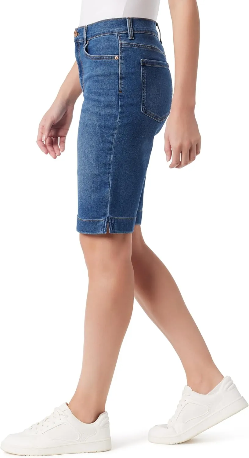 Gloria Vanderbilt Women's Amanda Bermuda High Rise Short Standard