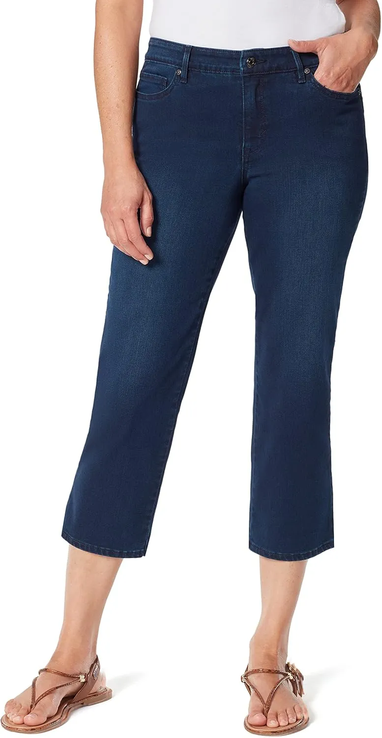 Gloria Vanderbilt Women's Slim Straight Leg Crop Standard