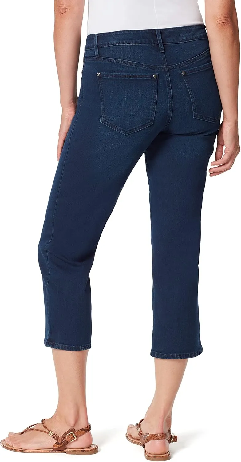 Gloria Vanderbilt Women's Slim Straight Leg Crop Standard