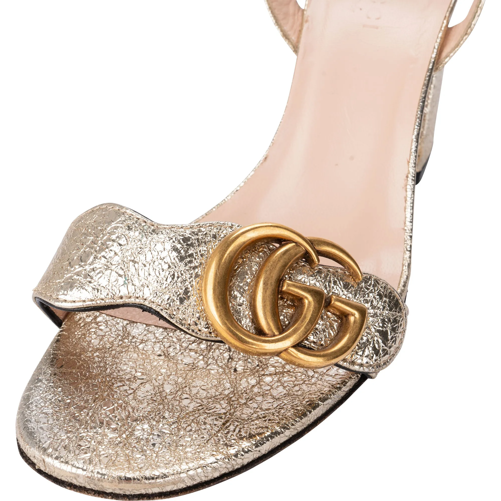 Gucci Golden GG Espadrilles Shoes (36 1/2)