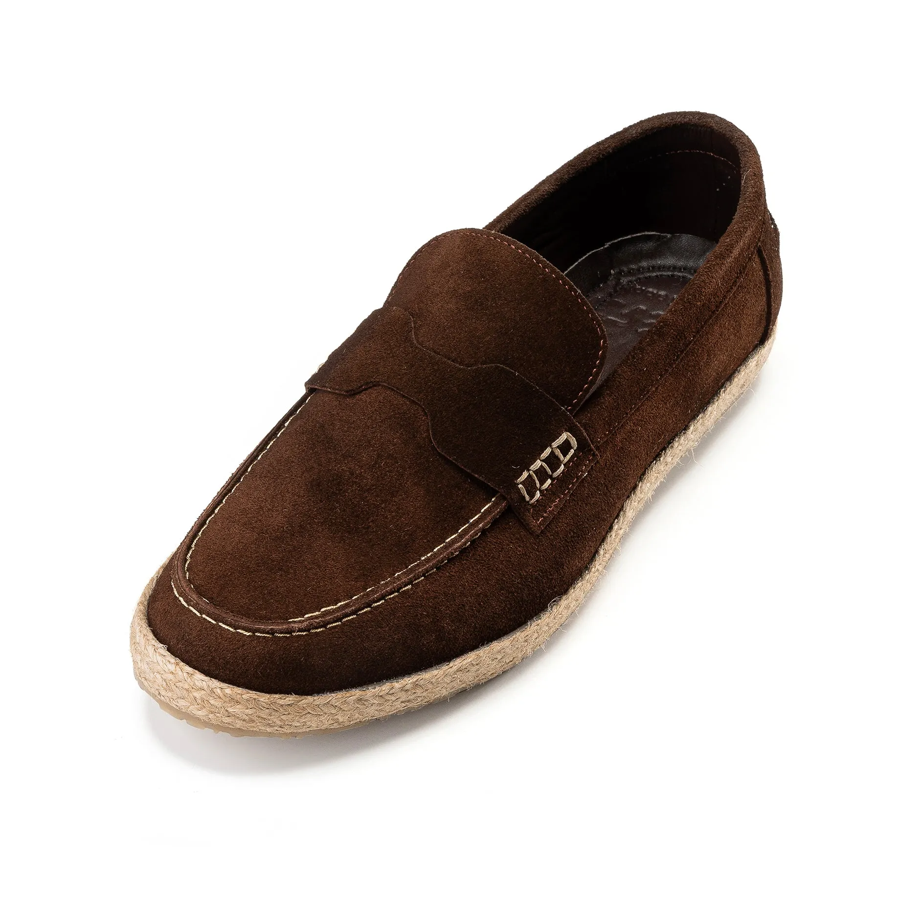 Hackett – flip-on suede espadrilles – Brown