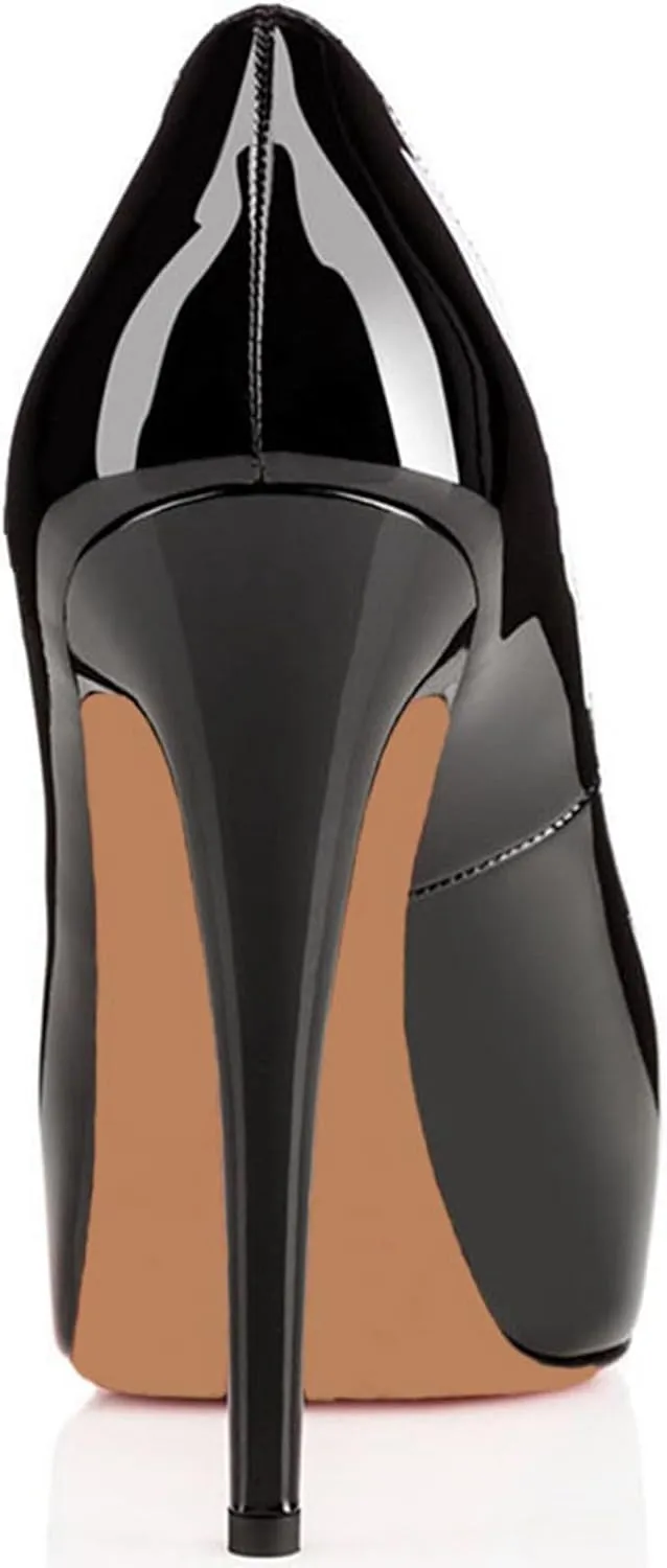 Hanfike Platform Sexy High Heels for Women Peep Toe Summer Dress Sandals Shoes