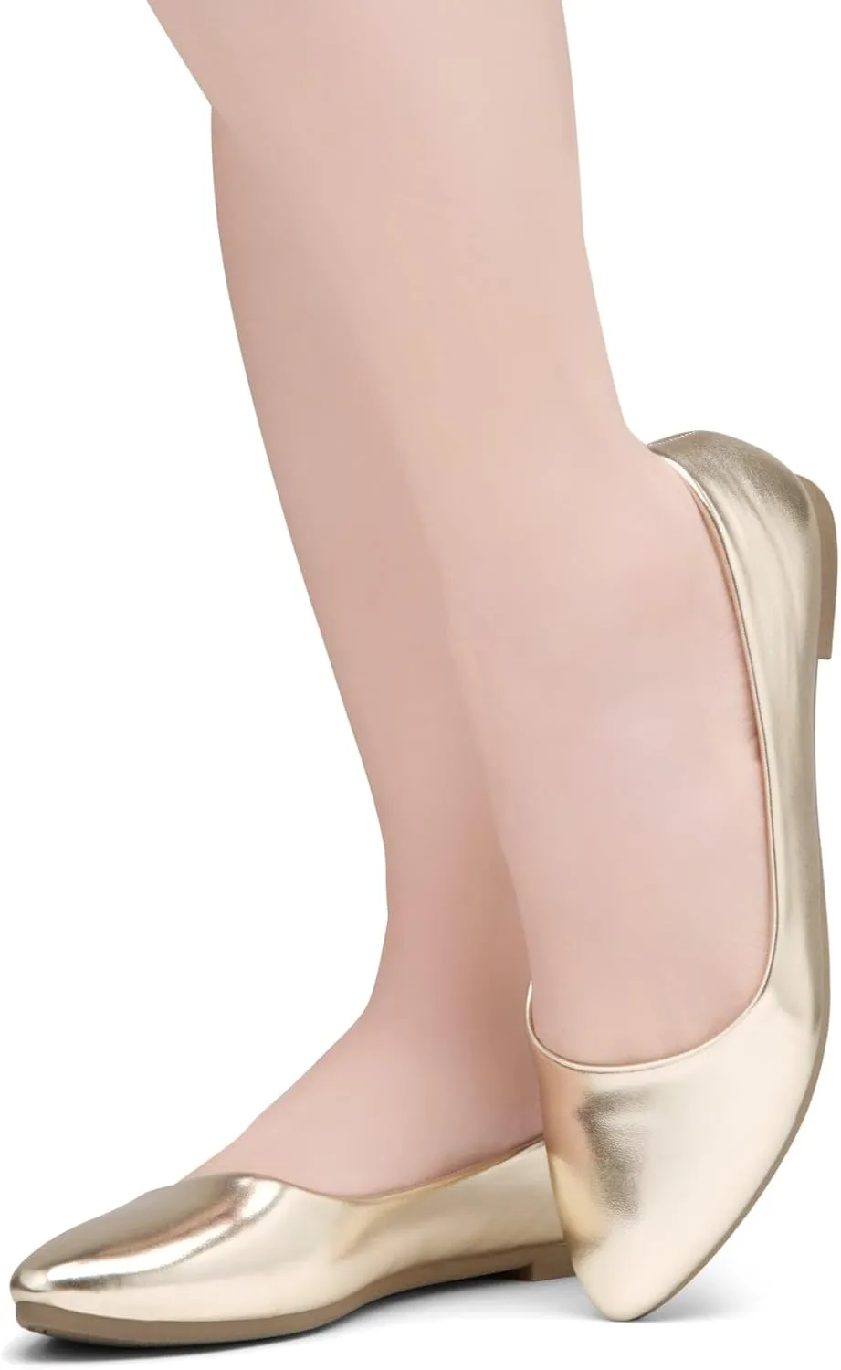 Herstyle Elina Women's Flats, Pointed Toe Ballet Flat Shoes, Slip-On Dressy Flats, Comfortable Casual Ballerina Shoes for Daily Wear, Work, Office, and Party