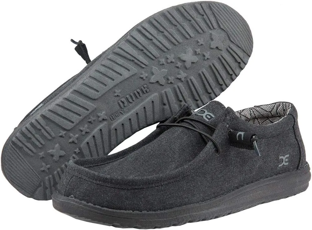 Hey Dude Men's All Wally Styles | Men’s Shoes | Men's Lace Up Loafers | Comfortable & Light-Weight