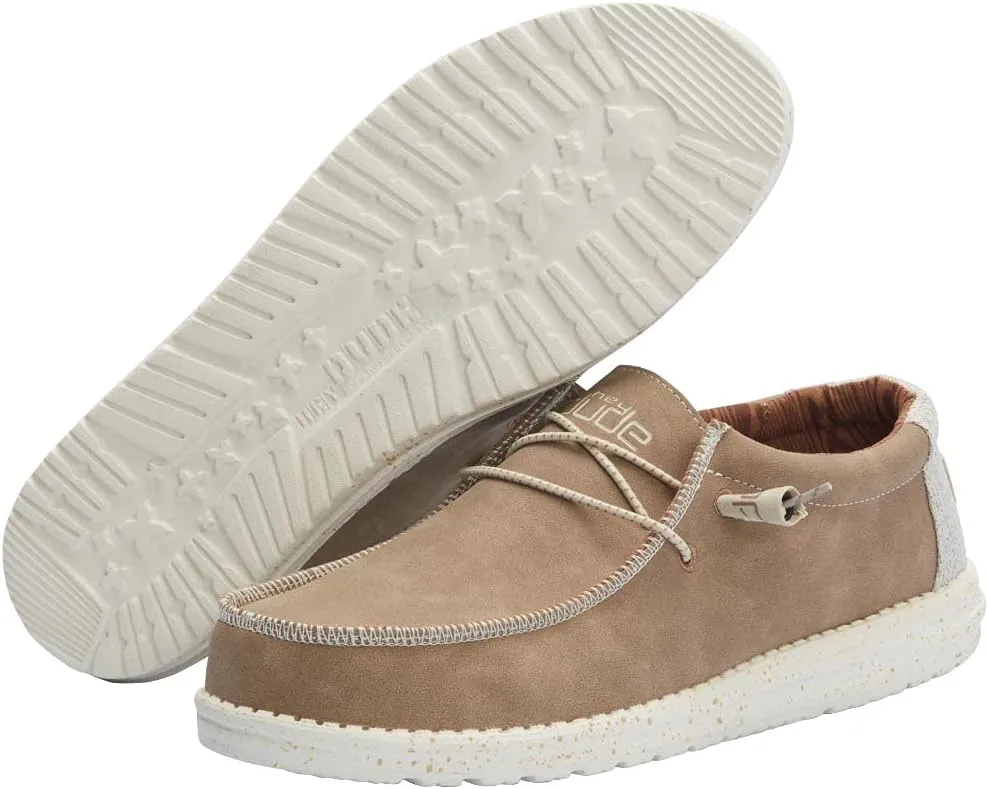 Hey Dude Men's All Wally Styles | Men’s Shoes | Men's Lace Up Loafers | Comfortable & Light-Weight