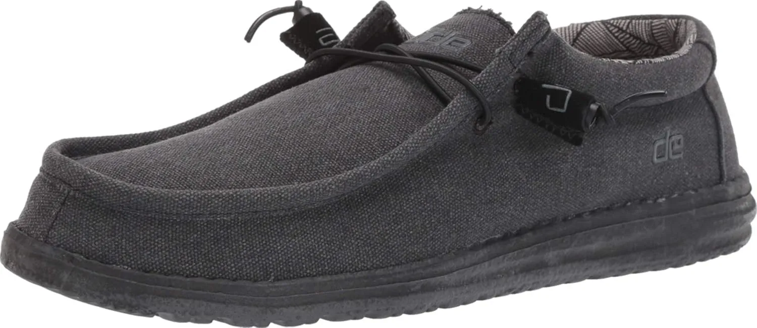 Hey Dude Men's All Wally Styles | Men’s Shoes | Men's Lace Up Loafers | Comfortable & Light-Weight