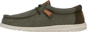 Hey Dude Men's Wally Corduroy Multiple Colors & Sizes | Men’s Shoes | Men's Lace Up Loafers | Comfortable & Light-Weight