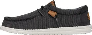 Hey Dude Men's Wally Corduroy Multiple Colors & Sizes | Men’s Shoes | Men's Lace Up Loafers | Comfortable & Light-Weight