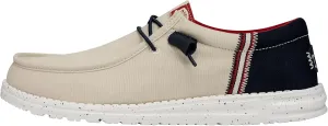 Hey Dude Men's Wally Funk Americana | Men's Shoes | Men Slip-on Loafers | Comfortable & Light-Weight